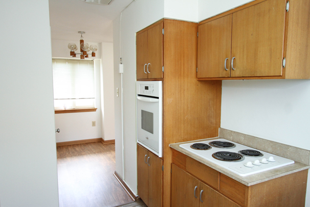 Two-bedroom unit — Kitchen.